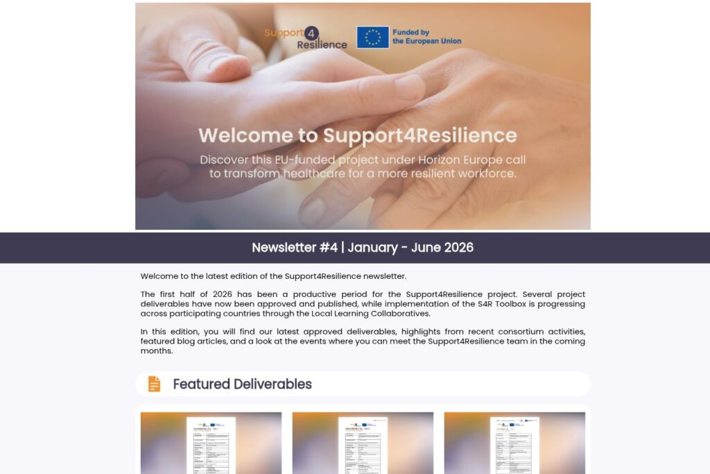 Support4Resilience newsletter, January to June 2026