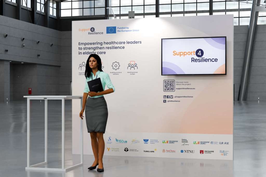 Diseño del stand de Support4Resilience para ISQua 2026